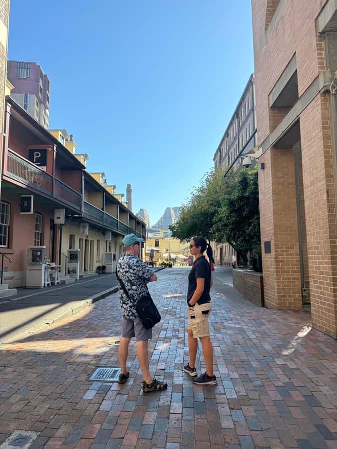 1/2 day Sydney Sightseeing and Bondi Beach Tour - The Rocks gives the tour its historical backbone