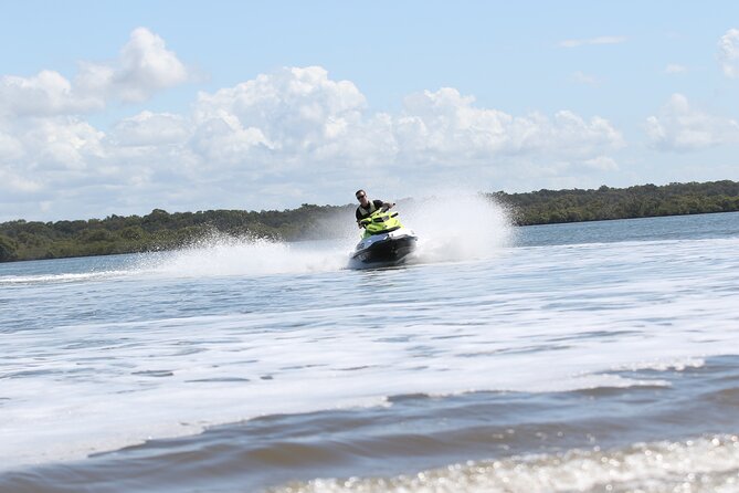 1 Hour Jet Ski Safari - Learning the machine on a river route