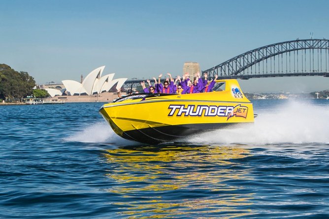 30-Minute Sydney Harbour Jet Boat Ride on Thunder Twist - Luna Park and the start of the serious action