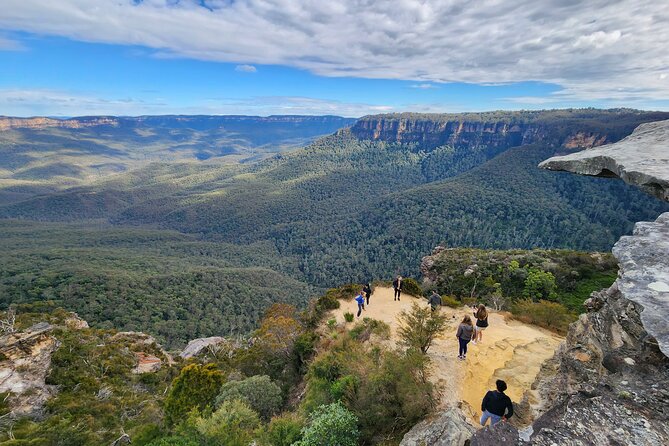Blue Mountains Small Group Tour with Waterfall Walk & Fresh Lunch - The climb into the Blue Mountains