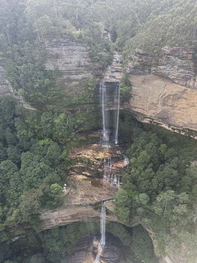 Blue Mountains Tour w/Lunch: Scenic World, Zoo & Koala Photo - Katoomba Cascades brings water and boardwalks