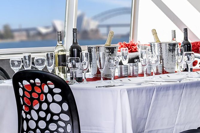 Christmas Day Cruise on Sydney Harbour - Boarding a decorated boat at noon