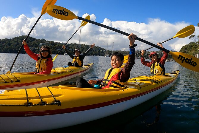 Cowan Creek Lunch paddle with Aboriginal rock art - The paddle back to Parsley Bay