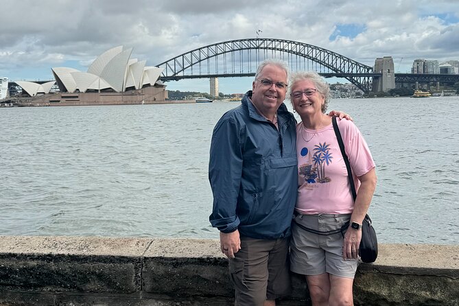 First Timer Sydney Sightseeing & Bondi Beach 1/2 Day Tour - Mrs Macquarie’s Chair and the harbour postcard view