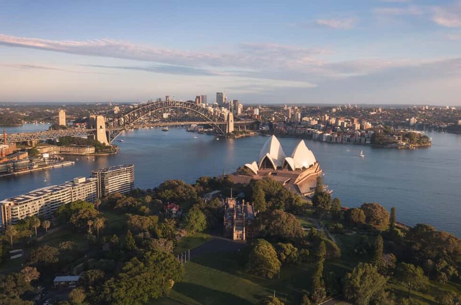 Foraging Food Tour Sydney Native Aussie Food - Reaching Mrs Macquarie’s Chair at sunset
