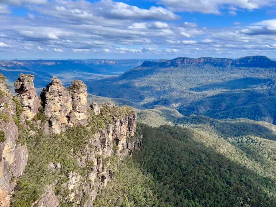 From Sydney: Blue Mountains Private Tour with Wildlife Park - Blue Mountains National Park and the first views