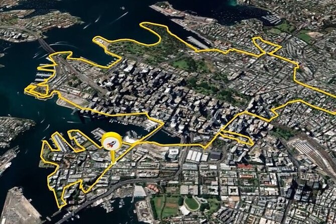 Guided Electric Bike Tour of Sydney with Bluetooth helmets - Circular Quay and the Opera House