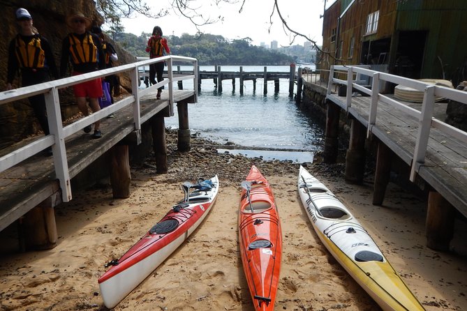 Kayak to Goat Island in Sydney Harbour with Local - Crossing toward the Harbour Bridge