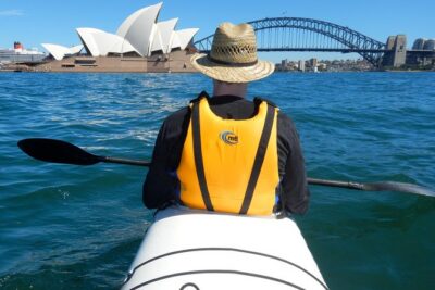 Kayak to Goat Island in Sydney Harbour with Local