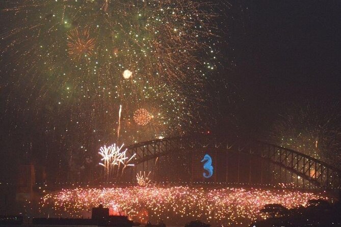 Luxury Sydney Harbor New Years Eve Fireworks Dinner Cruise 2026-7 - Sydney Sundancer anchors close to the fireworks
