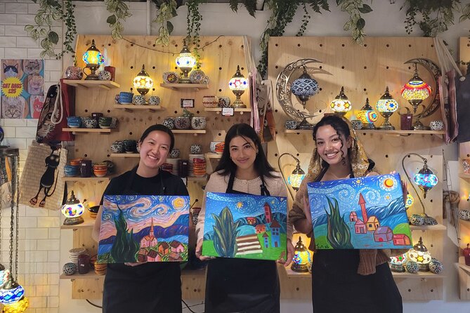 Paint and Sip Classes Sydney: Acrylic Art, Canvas & Wine - Following the two-hour class from start to finish