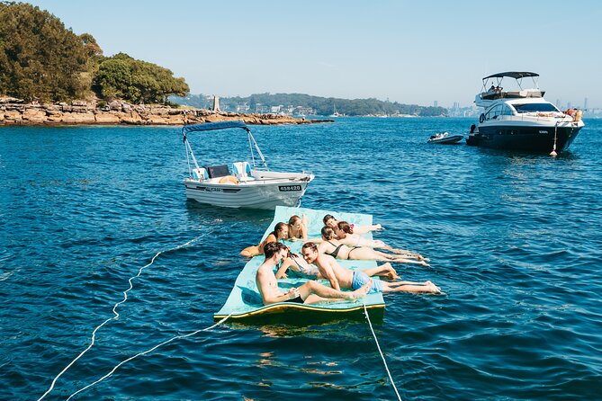 Private 4-Hour Luxury Yacht Charter on Sydney Harbour - A swim at a secluded harbour beach
