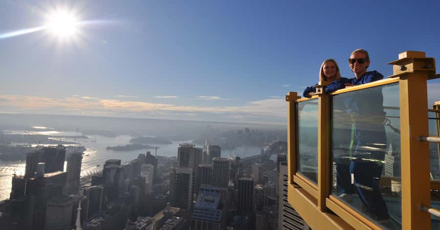 Skywalk at The Sydney Tower Eye: Ticket & Tour - Walking around the turret at 268 metres