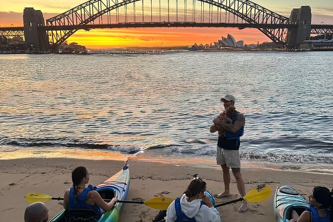 Sunset Harbour Bridge Kayak Escape - Sydney Opera House as the sunset backdrop