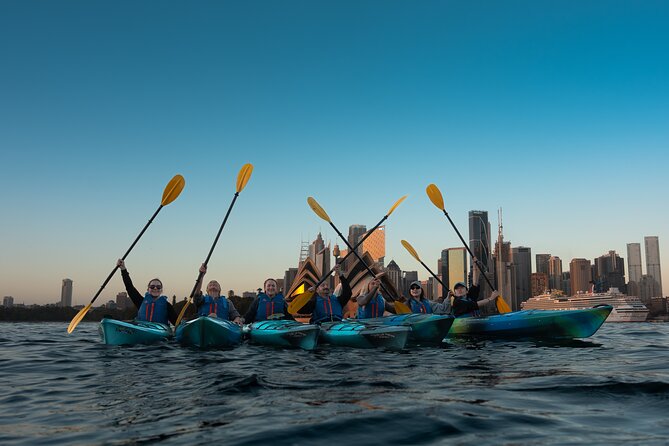 Sunset Harbour Bridge Kayak Escape - Luna Park Sydney and the return route