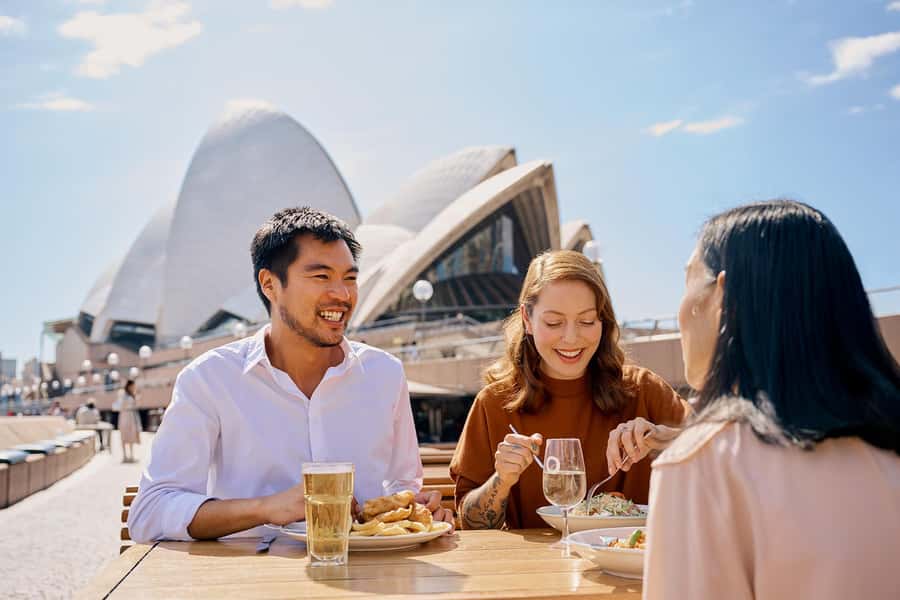 Sydney: 1-Hour Opera House Tour with Meal and Drink - Meeting beneath the sails