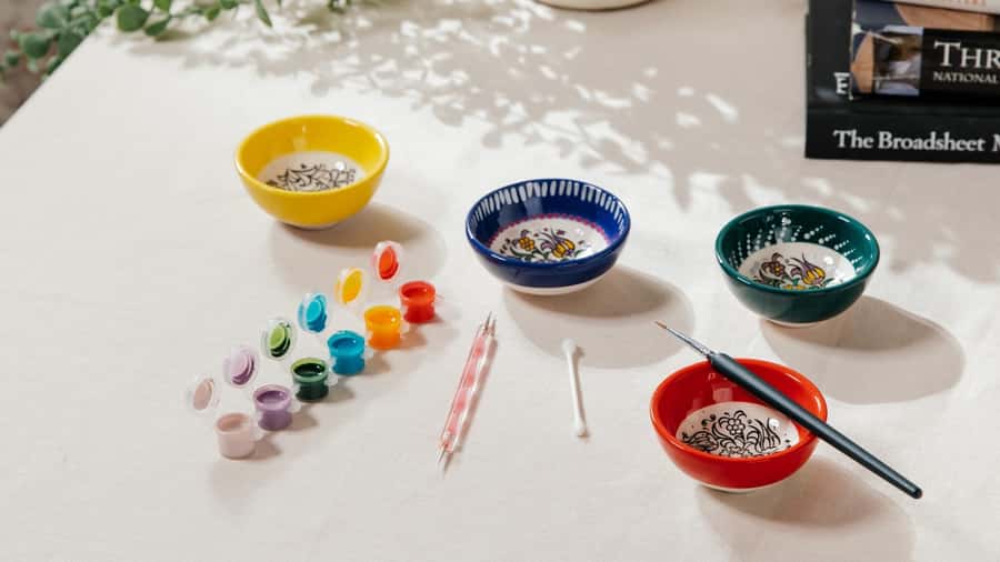 Sydney: Ceramic Plates & Bowls Paint and Sip Classes - Choosing your ceramic plate or bowl