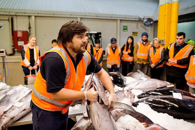 Sydney Fish Market Behind the Scenes Tour - Walking into the wholesale auction area
