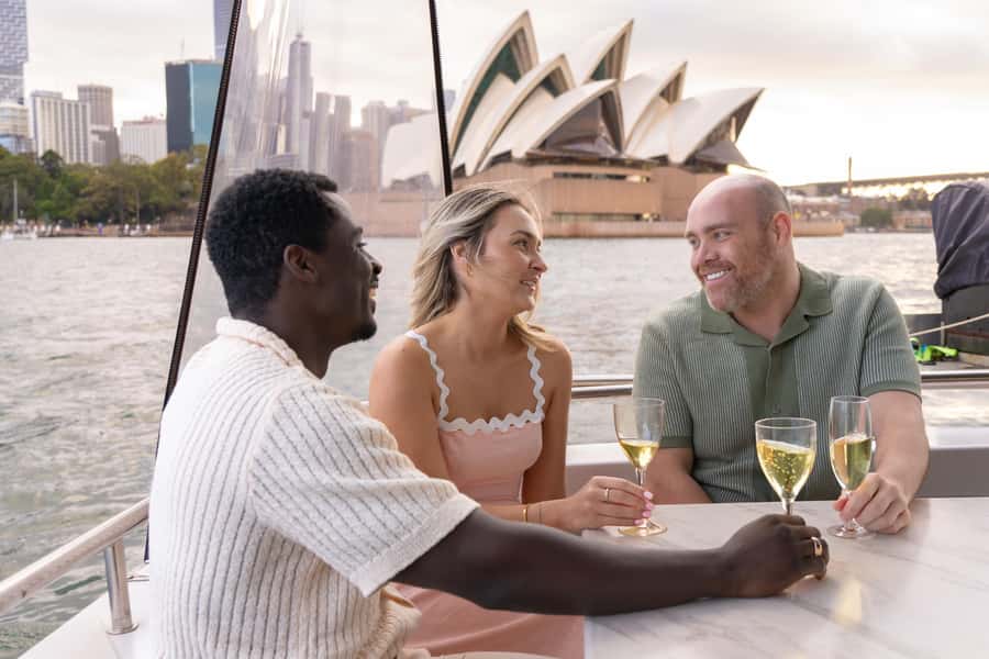 Sydney: Golden Glow Sunset Harbour Cruise with 1 Drink - Weather, sunset, and backup expectations