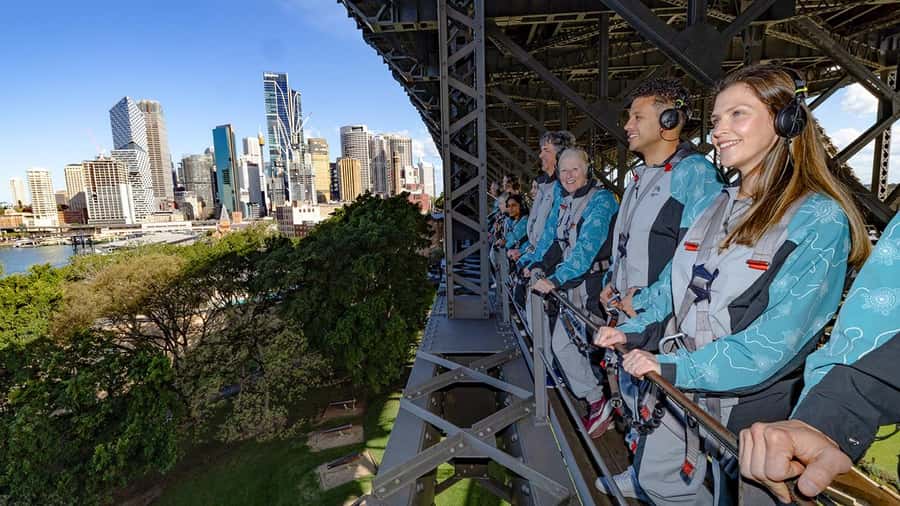 Sydney: Guided Daytime Summit Climb of Sydney Harbour Bridge - The upper arch, taken at a steady pace