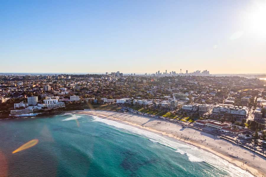 Sydney Harbour: 20 Minute Private Helicopter Flight for 2 - The return route over Sydney’s sports grounds