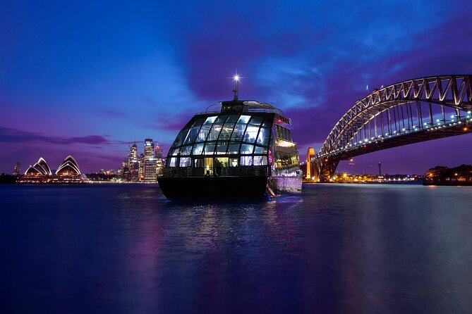 Sydney Harbour: 2h Glass Boat Dinner Cruise with Wine Pairing - Dinner with Sydney Harbour as the dining room