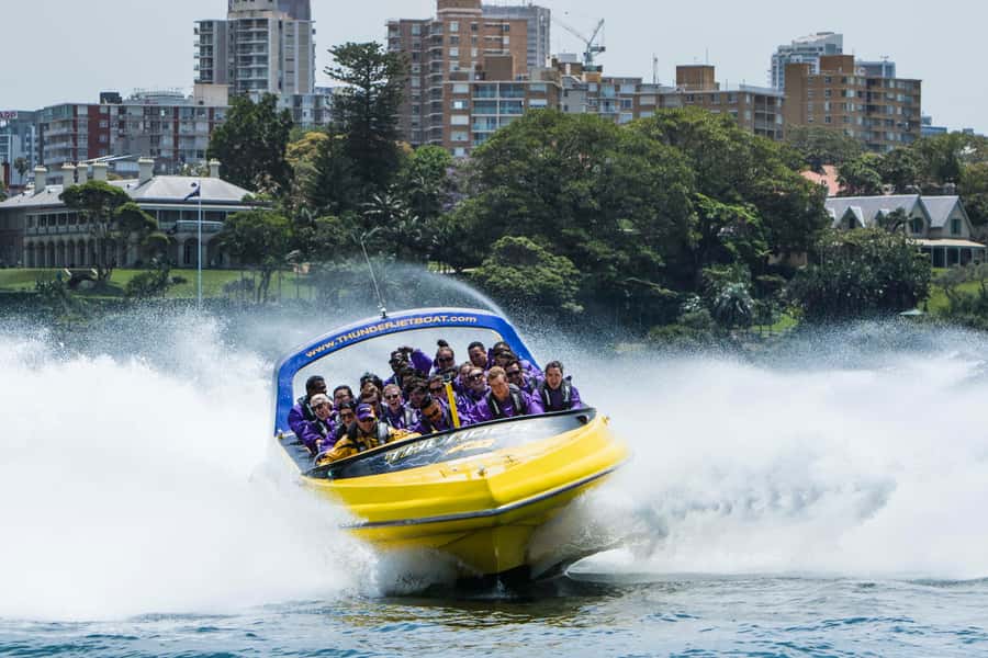 Sydney Harbour: 45-Minute Extreme Adrenaline Rush Ride - Sydney Harbour at full speed