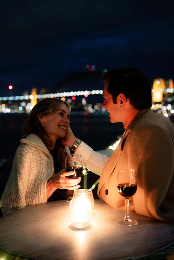 Sydney Harbour: Glass Boat Signature Dinner Cruise - Sydney Harbour after dark from a glass boat
