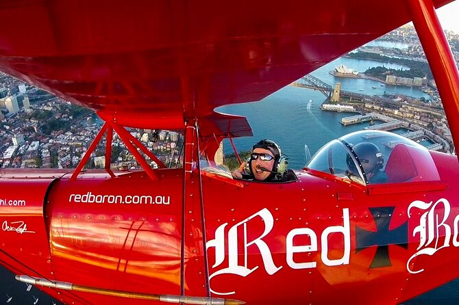 Sydney Harbour Joy Flight in the Pitts Special - Taking Off from Bankstown