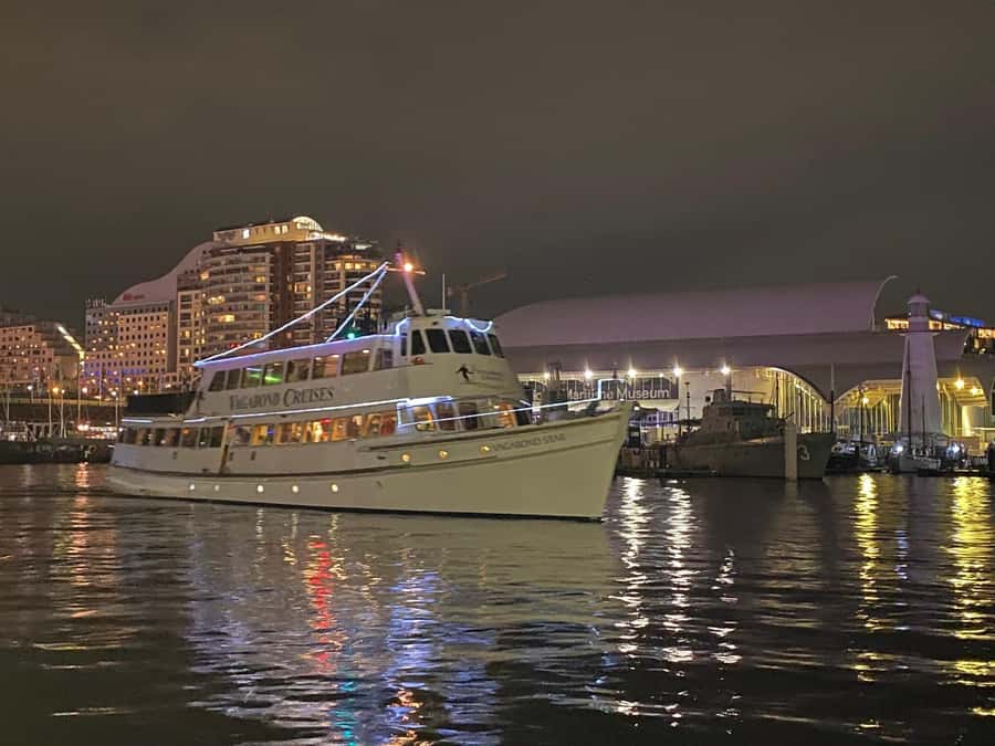 Sydney Harbour: Latin Fiesta Dinner Cruise - Dinner on the water, with a small detail to clarify