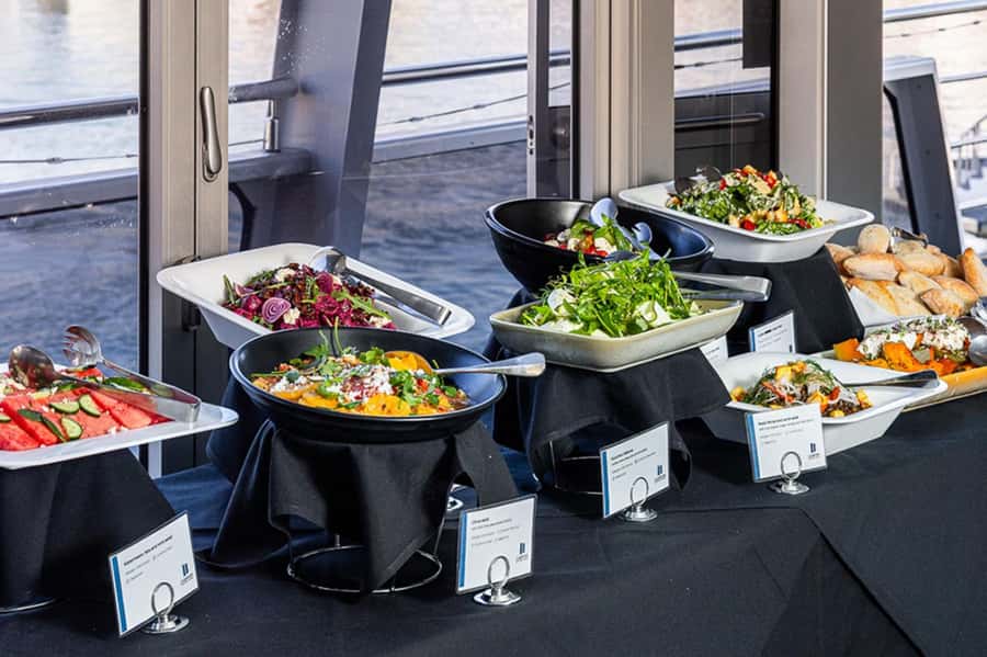 Sydney Harbour Lunch Cruise: 360° Glass Boat Views & Buffet - Sydney Harbour Bridge and Opera House from the water