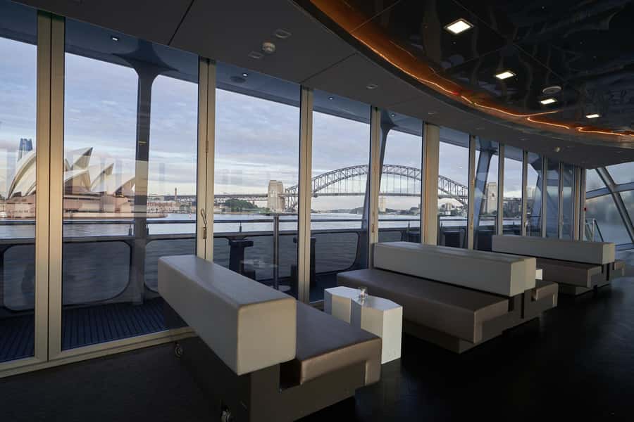 Sydney Harbour Lunch Cruise: 360° Glass Boat Views & Buffet - Circular Quay, Taronga Zoo, and Luna Park