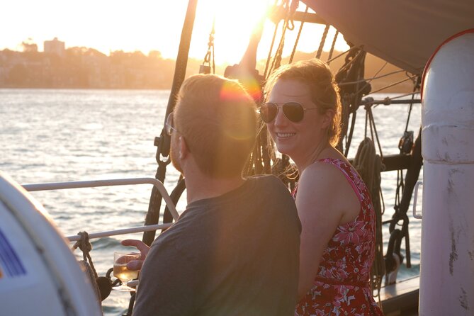 Sydney Harbour Tall Ship Wine & Canapes Evening Cruise - Australian wine, bubbly, and the bar