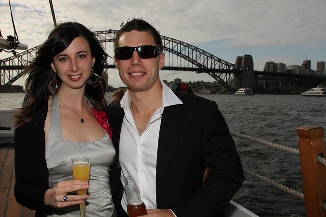 Sydney Harbour Tall Ship Wine & Canapes Evening Cruise - The first hour: harbour icons in changing light