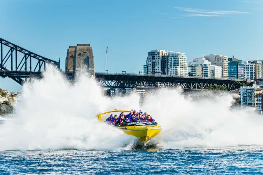Sydney Harbour: Thunder Thrill Jet Boat Ride - A fast, wet introduction to Sydney Harbour