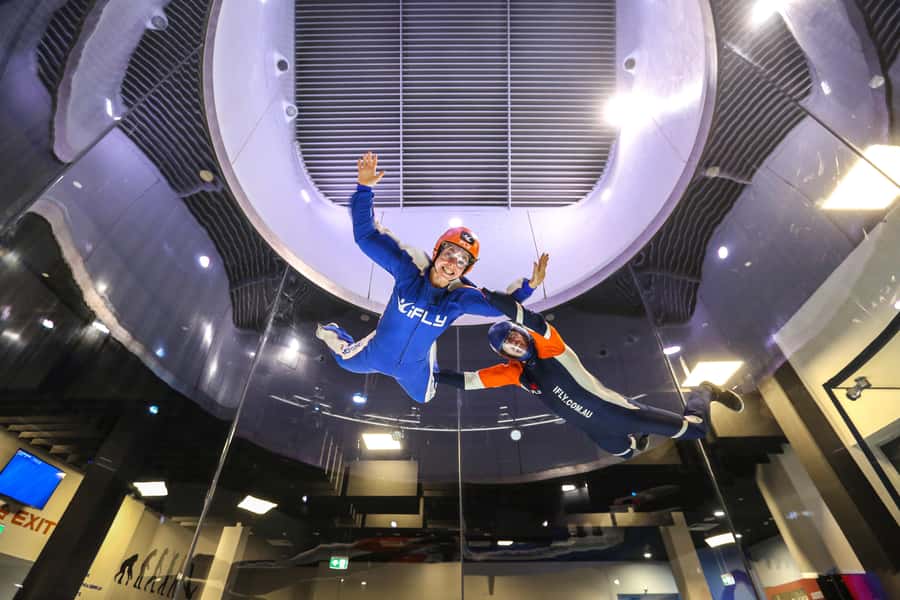 Sydney: Indoor Skydiving Experience - Inside the glass tunnel