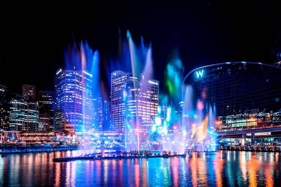 Sydney: Intimate Vivid Harbour Cruise with Canapes - Boarding at Pier 2, Walsh Bay