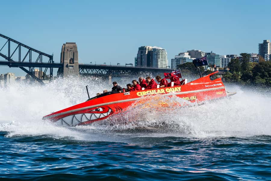 Sydney: Jet Boat Adventure Ride from Circular Quay - Sydney Harbour sightseeing with a throttle