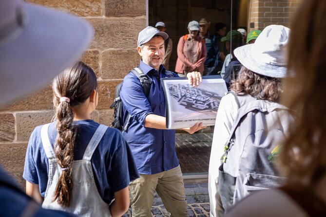 Sydney Origin Story Walk in The Rocks - Reading the ruins at Foundation Park