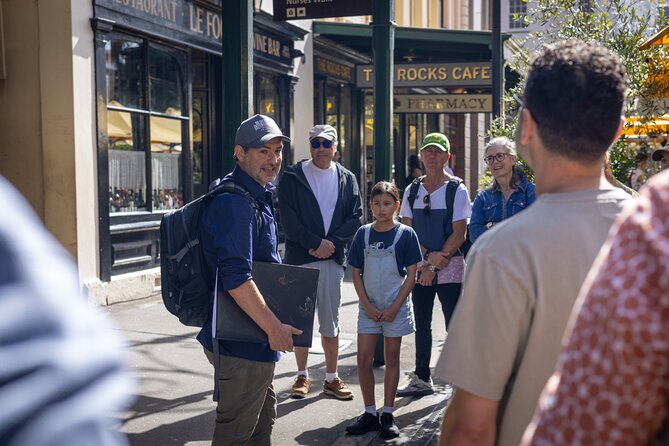 Sydney Origin Story Walk in The Rocks - Harbour views at Campbells Cove