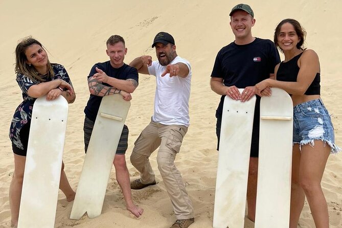 Sydney: Port Stephens Sandboarding, Dunes & Dolphin Cruise option - Lunch and free time in Nelson Bay