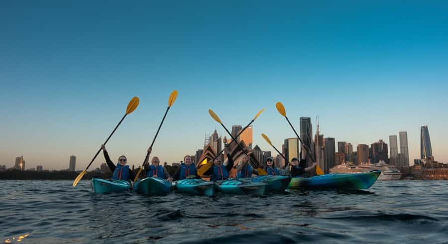 Sydney Sunrise Kayak Tour on Sydney Harbour - Beneath the Sydney Harbour Bridge