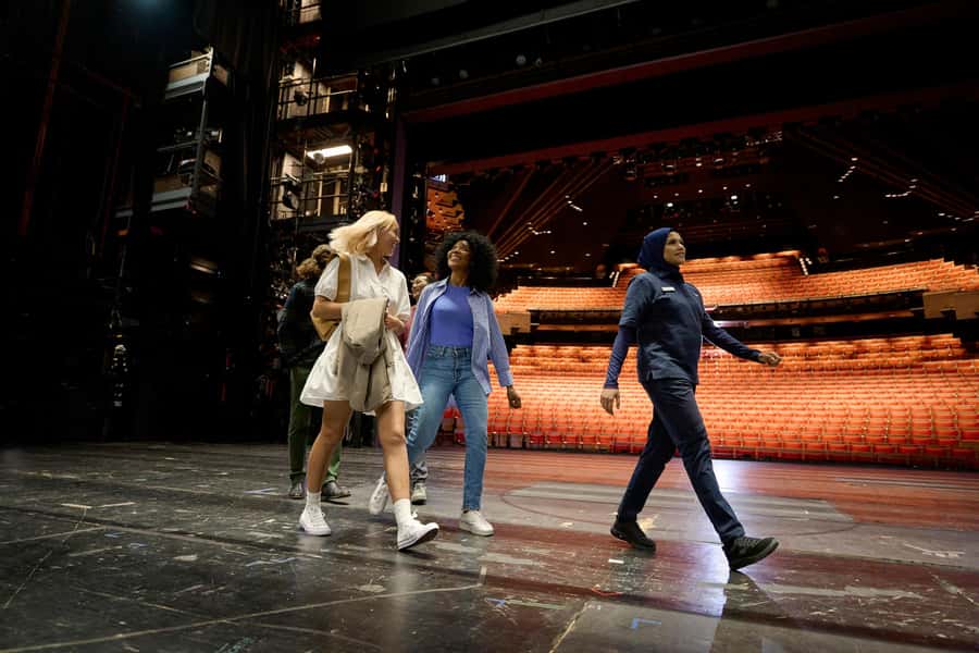 Sydney: Sydney Opera House VIP Backstage Tour and Breakfast - Walking through rehearsal and performance spaces