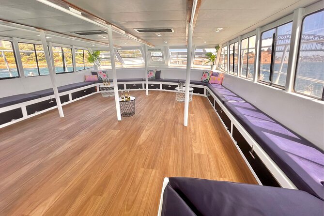 Sydney: Whale Watching Adventure Cruise - What the catamaran is like on board