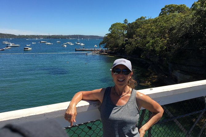 The Top Ten Hidden Harbour Beaches Tour with Jen - Meeting Jen at Rose Bay Wharf