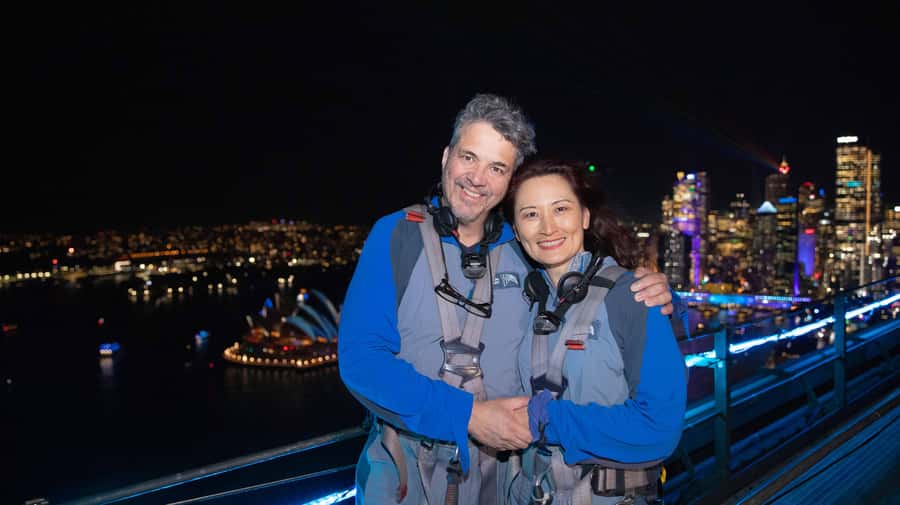 The Vivid Sydney BridgeClimb - A small group makes the climb easier to enjoy