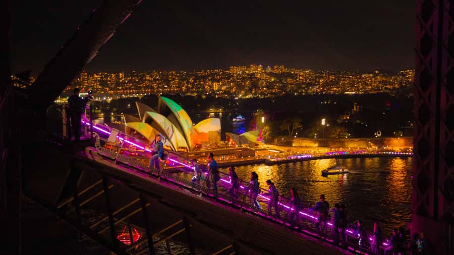 The Vivid Sydney BridgeClimb - Who will enjoy this most?