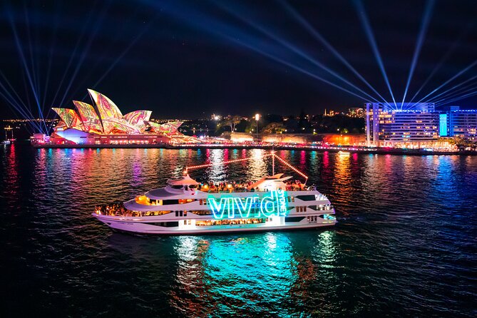 Vivid Sydney Lights and Fireworks Sightseeing Cruise - Passing beneath the Sydney Harbour Bridge