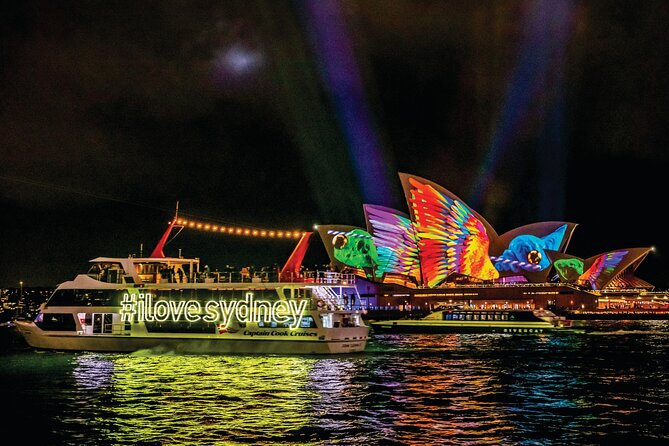 Vivid Sydney Lights and Fireworks Sightseeing Cruise - Fireworks on selected Vivid nights