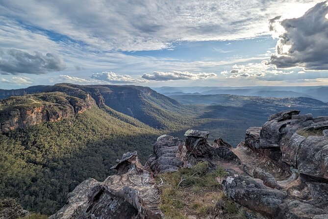 Wilderness, Waterfalls, Three Sisters BLUE MOUNTAINS PRIVATE TOUR - Charles Darwin Walk and the first forest views